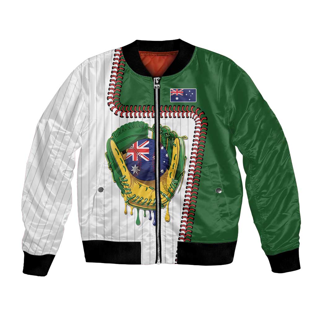 Custom Dripping Baseball Australia Bomber Jacket