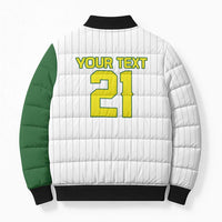 Custom Dripping Baseball Australia Bomber Puffer Jacket