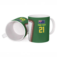 Custom Dripping Baseball Australia Ceramic Mug
