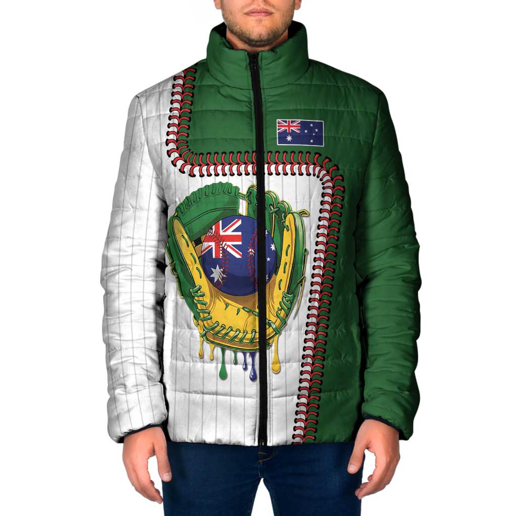 Custom Dripping Baseball Australia Padded Jacket