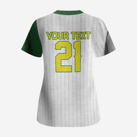 Custom Dripping Baseball Australia Scrub Top