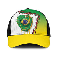 Dripping Baseball Brazil Baseball Net Cap