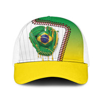 Dripping Baseball Brazil Baseball Net Cap