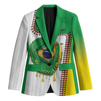 Custom Dripping Baseball Brazil Blazer