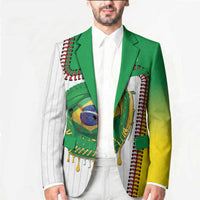 Custom Dripping Baseball Brazil Blazer