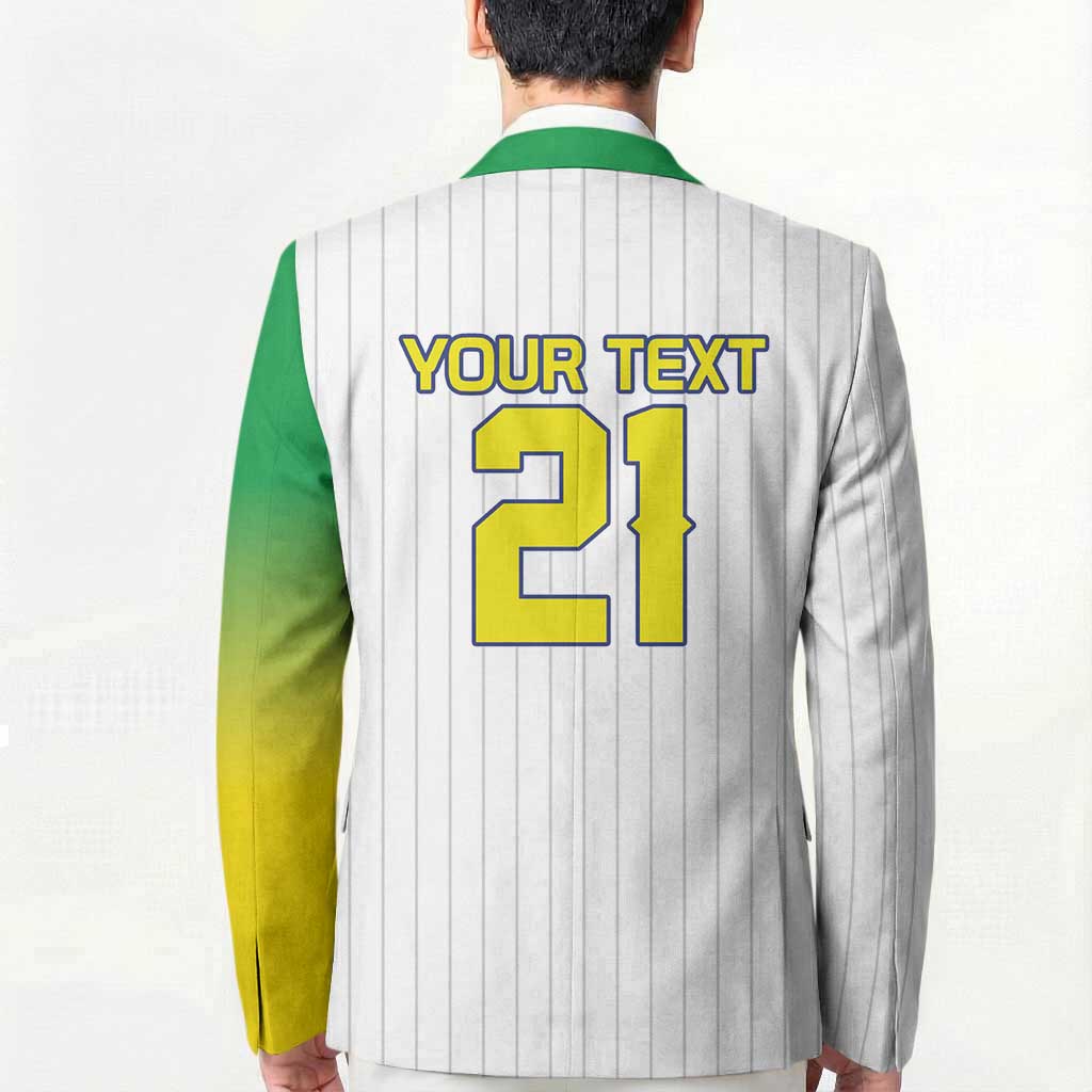 Custom Dripping Baseball Brazil Blazer