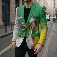 Custom Dripping Baseball Brazil Blazer
