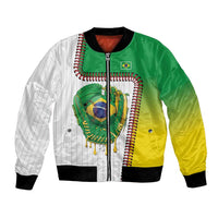 Custom Dripping Baseball Brazil Bomber Jacket