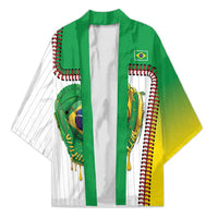 Custom Dripping Baseball Brazil Kimono