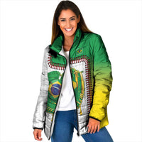 Custom Dripping Baseball Brazil Padded Jacket