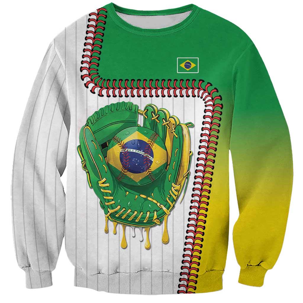 Custom Dripping Baseball Brazil Sweatshirt