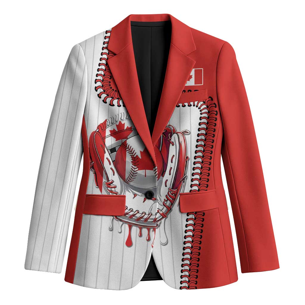 Custom Dripping Baseball Canada Blazer
