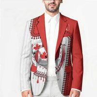 Custom Dripping Baseball Canada Blazer