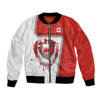 Custom Dripping Baseball Canada Bomber Jacket