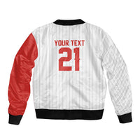 Custom Dripping Baseball Canada Bomber Jacket