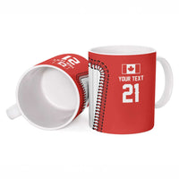 Custom Dripping Baseball Canada Ceramic Mug