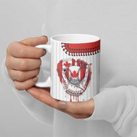 Custom Dripping Baseball Canada Ceramic Mug