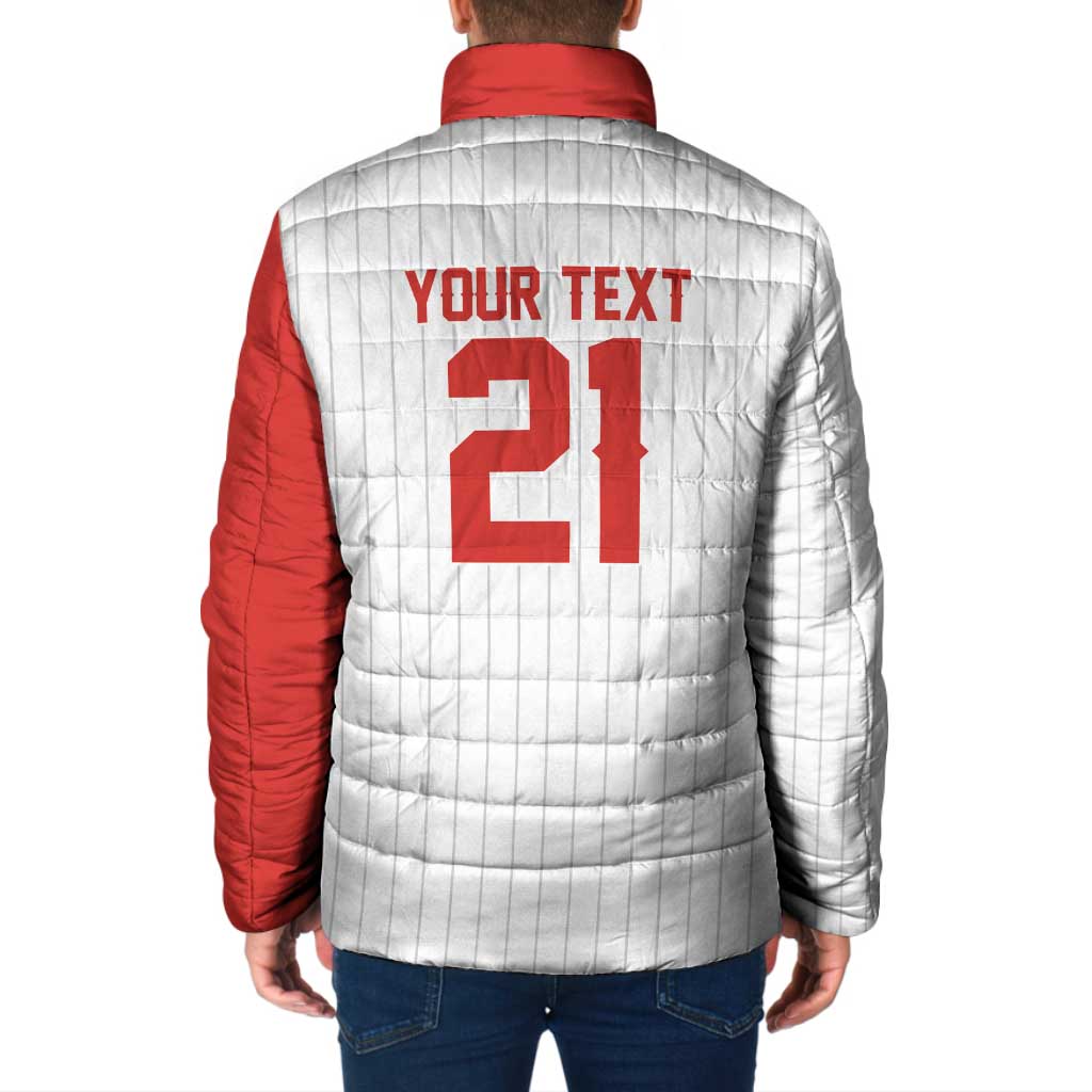 Custom Dripping Baseball Canada Padded Jacket