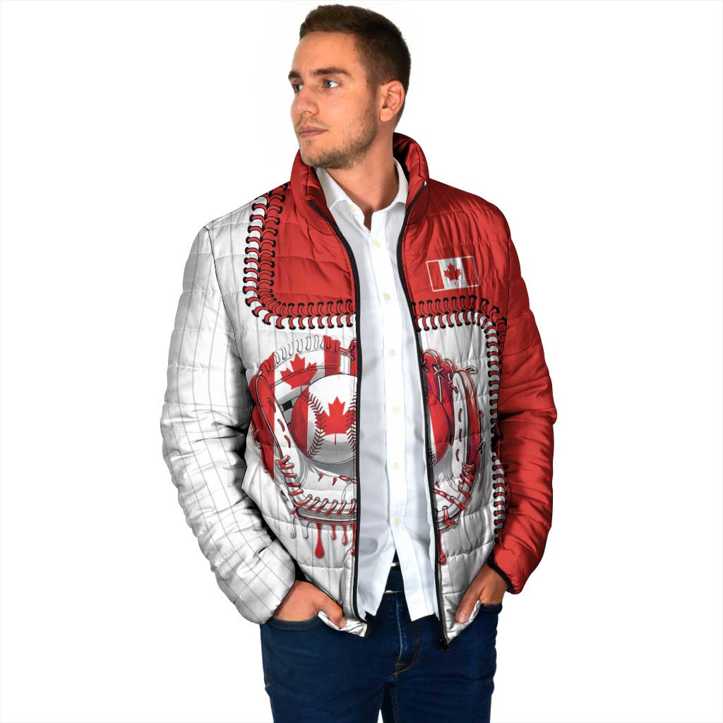 Custom Dripping Baseball Canada Padded Jacket
