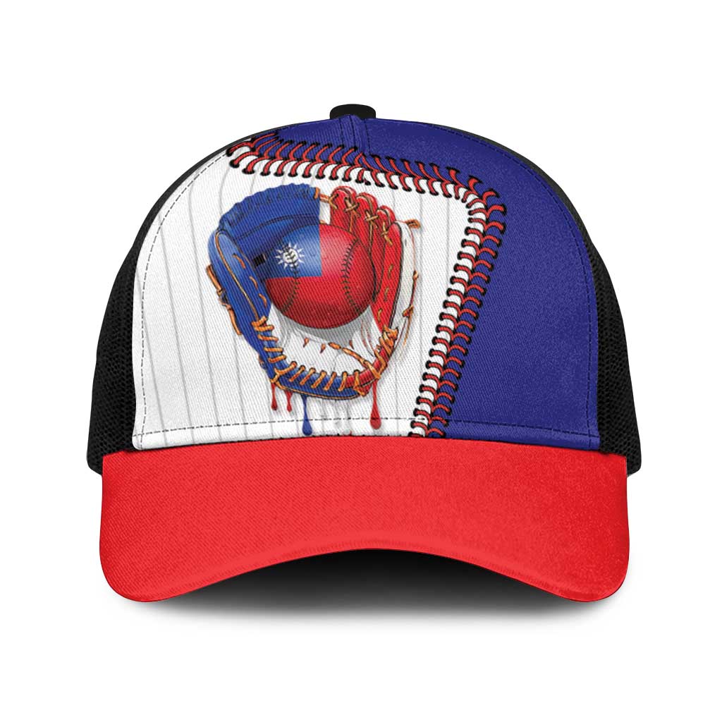 Dripping Baseball Chinese Taipei Baseball Net Cap