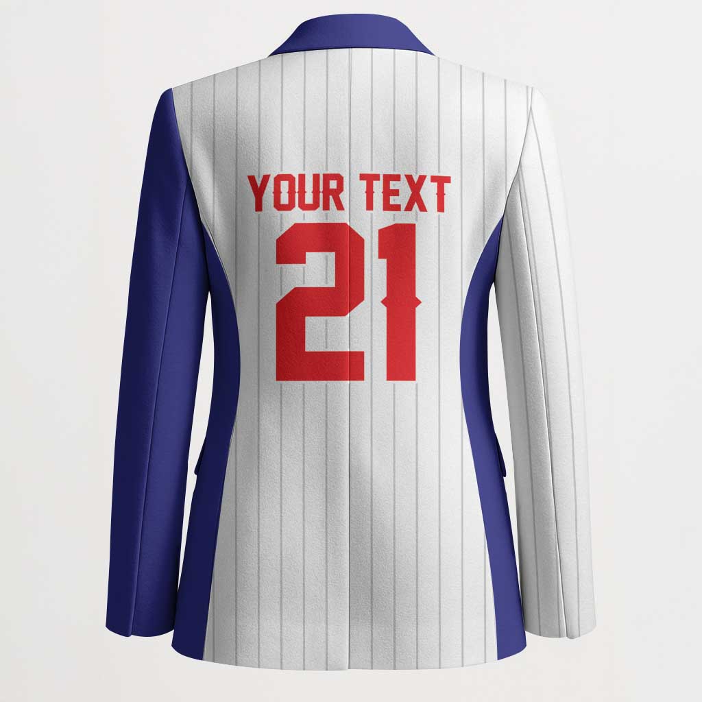 Custom Dripping Baseball Chinese Taipei Blazer