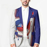 Custom Dripping Baseball Chinese Taipei Blazer
