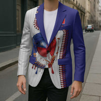 Custom Dripping Baseball Chinese Taipei Blazer