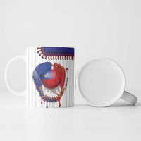 Custom Dripping Baseball Chinese Taipei Ceramic Mug