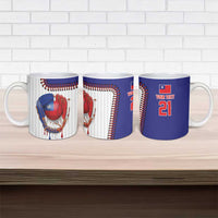 Custom Dripping Baseball Chinese Taipei Ceramic Mug