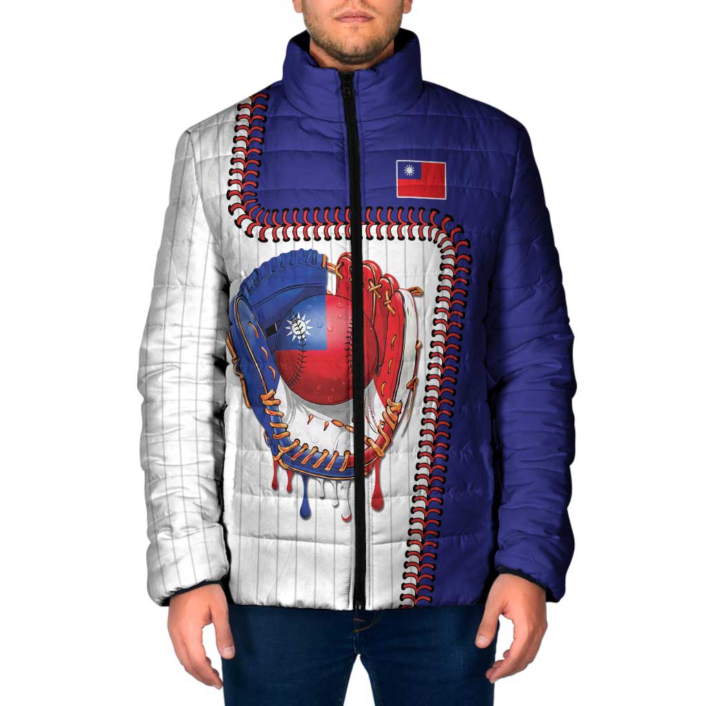 Custom Dripping Baseball Chinese Taipei Padded Jacket
