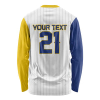 Custom Dripping Baseball Colombia Long Sleeve Shirt