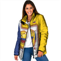 Custom Dripping Baseball Colombia Padded Jacket