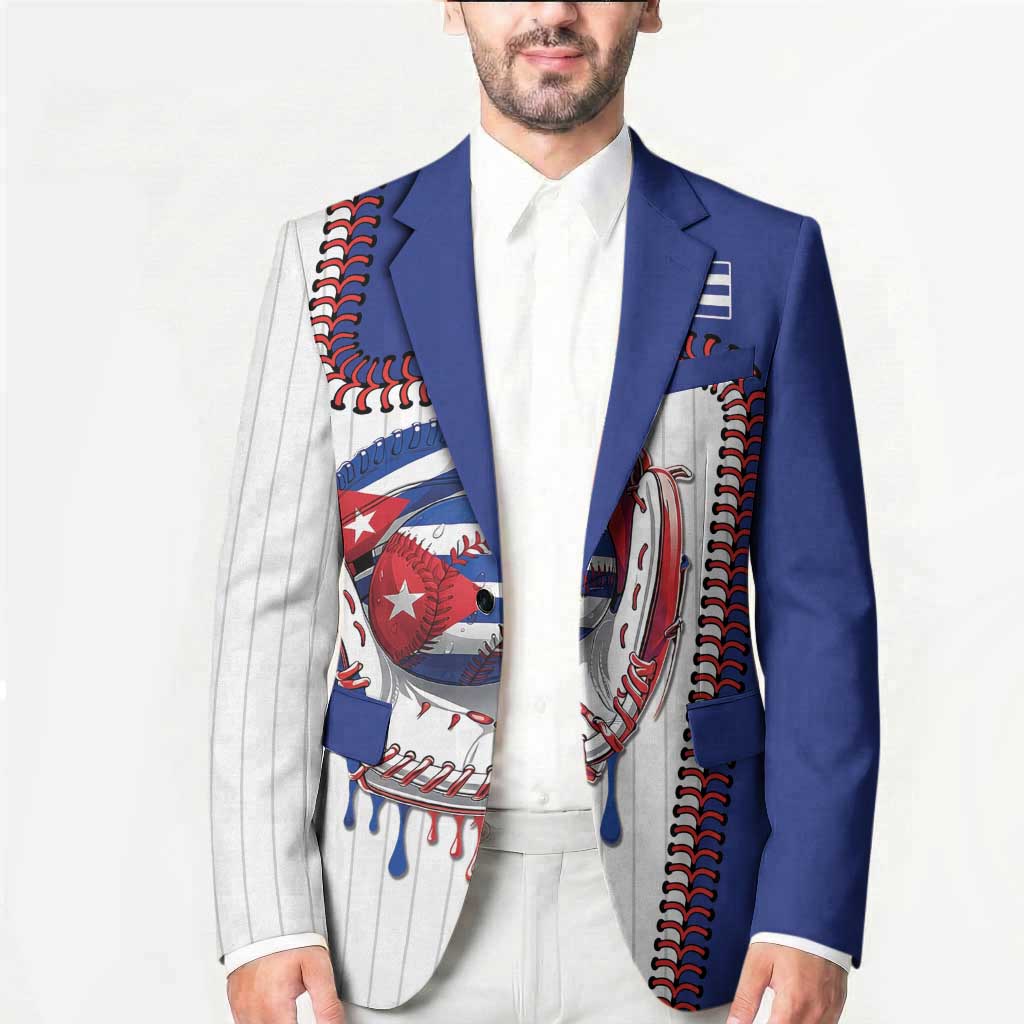 Custom Dripping Baseball Cuba Blazer