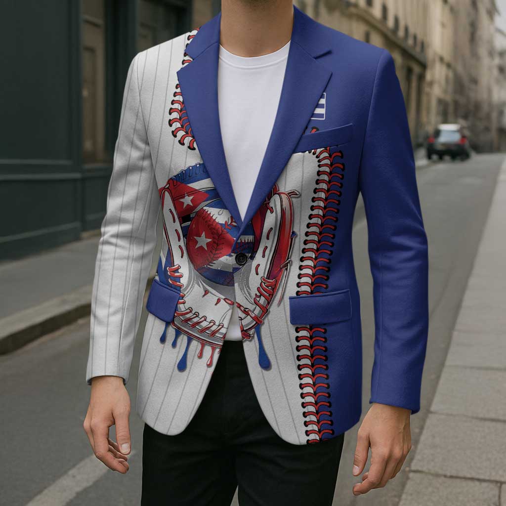 Custom Dripping Baseball Cuba Blazer