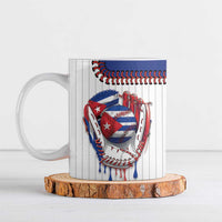Custom Dripping Baseball Cuba Ceramic Mug