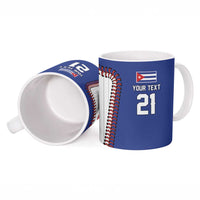 Custom Dripping Baseball Cuba Ceramic Mug