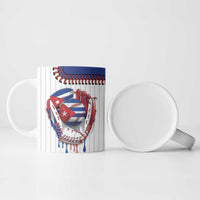 Custom Dripping Baseball Cuba Ceramic Mug