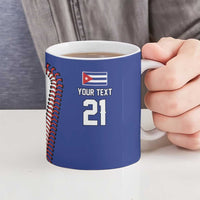 Custom Dripping Baseball Cuba Ceramic Mug