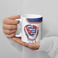 Custom Dripping Baseball Cuba Ceramic Mug
