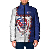 Custom Dripping Baseball Cuba Padded Jacket