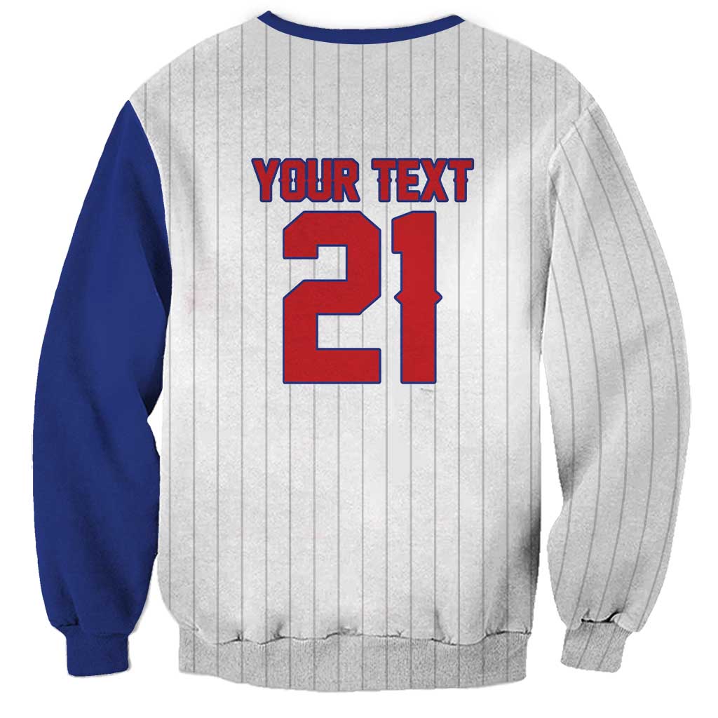 Custom Dripping Baseball Cuba Sweatshirt