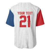 Custom Dripping Baseball Czechia Baseball Jersey