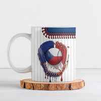 Custom Dripping Baseball Czechia Ceramic Mug