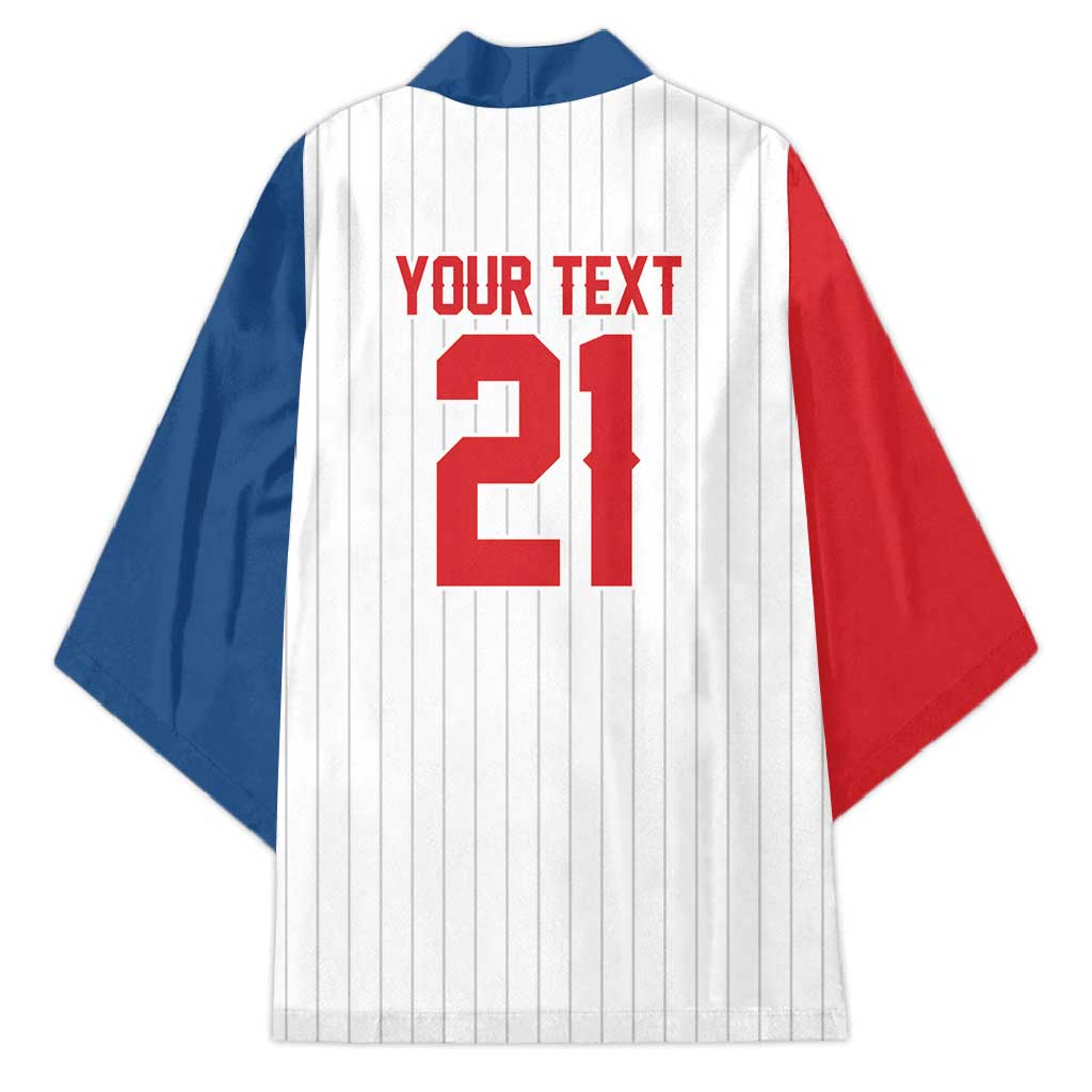 Custom Dripping Baseball Czechia Kimono