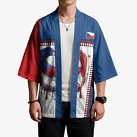 Custom Dripping Baseball Czechia Kimono