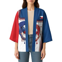 Custom Dripping Baseball Czechia Kimono