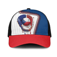 Dripping Baseball Czechia Mesh Trucker Cap