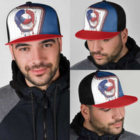 Dripping Baseball Czechia Mesh Trucker Cap