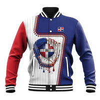 Custom Dripping Baseball Dominican Republic Baseball Jacket