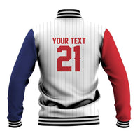 Custom Dripping Baseball Dominican Republic Baseball Jacket